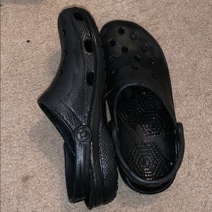 Black Crocs